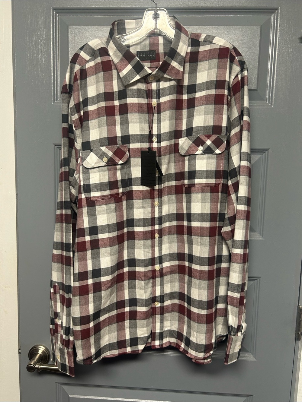 BOBBY JONES 1930 cotton flannel button up shirt. NWT! Mens size 3XL SOFT!